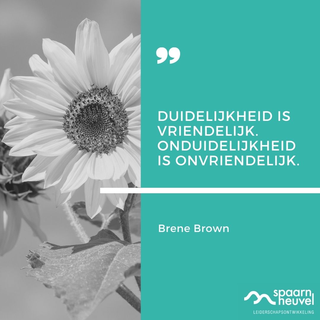 Duidelijkheid is vriendelijk, ik-taal geeft duidelijkheid